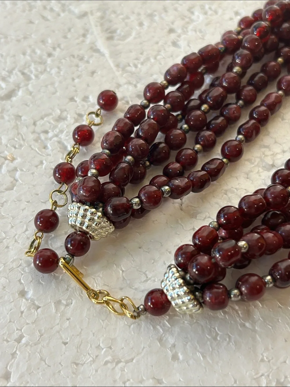 Source Unknown garnet red